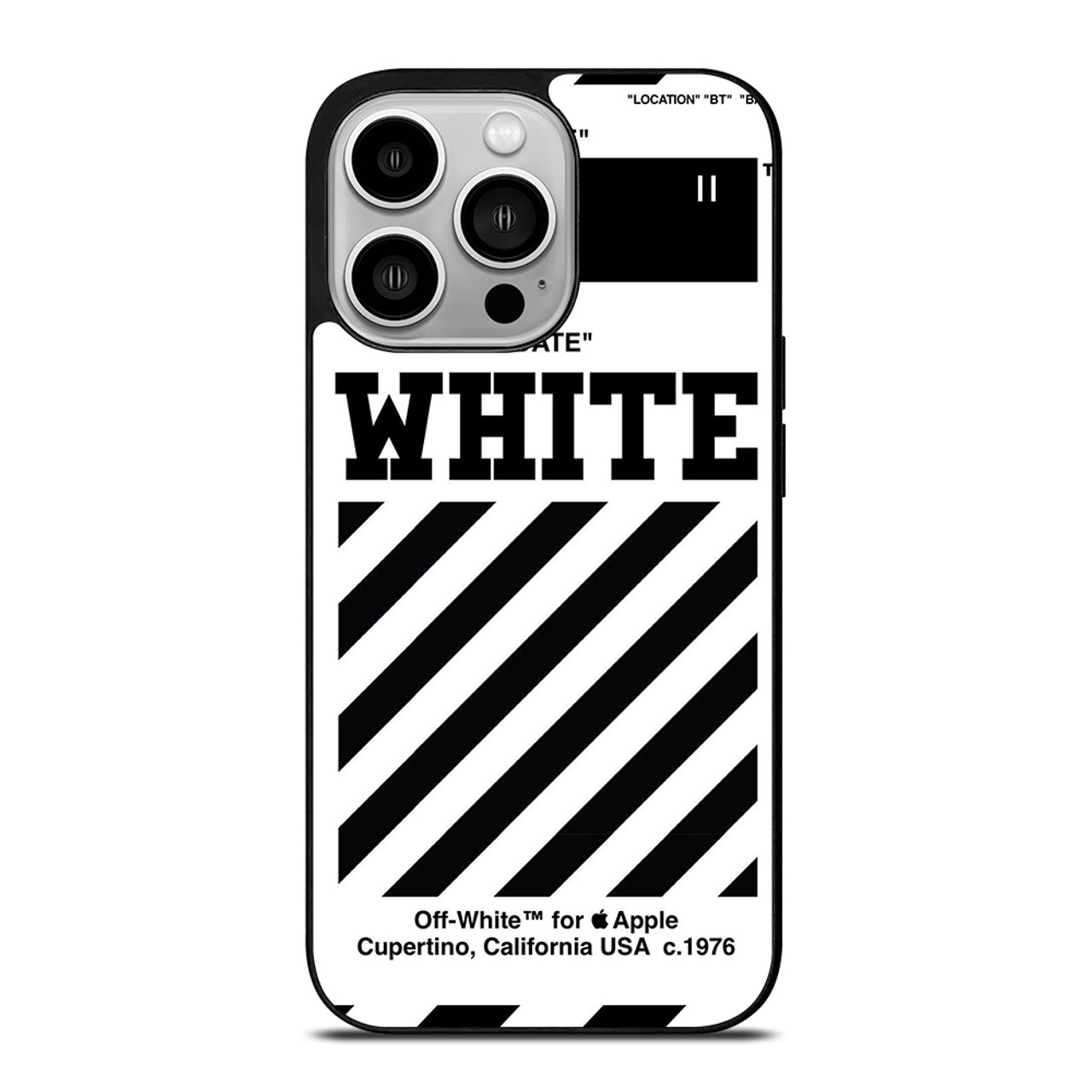 OFF WHITE LOGO 3 iPhone 14 Pro Case